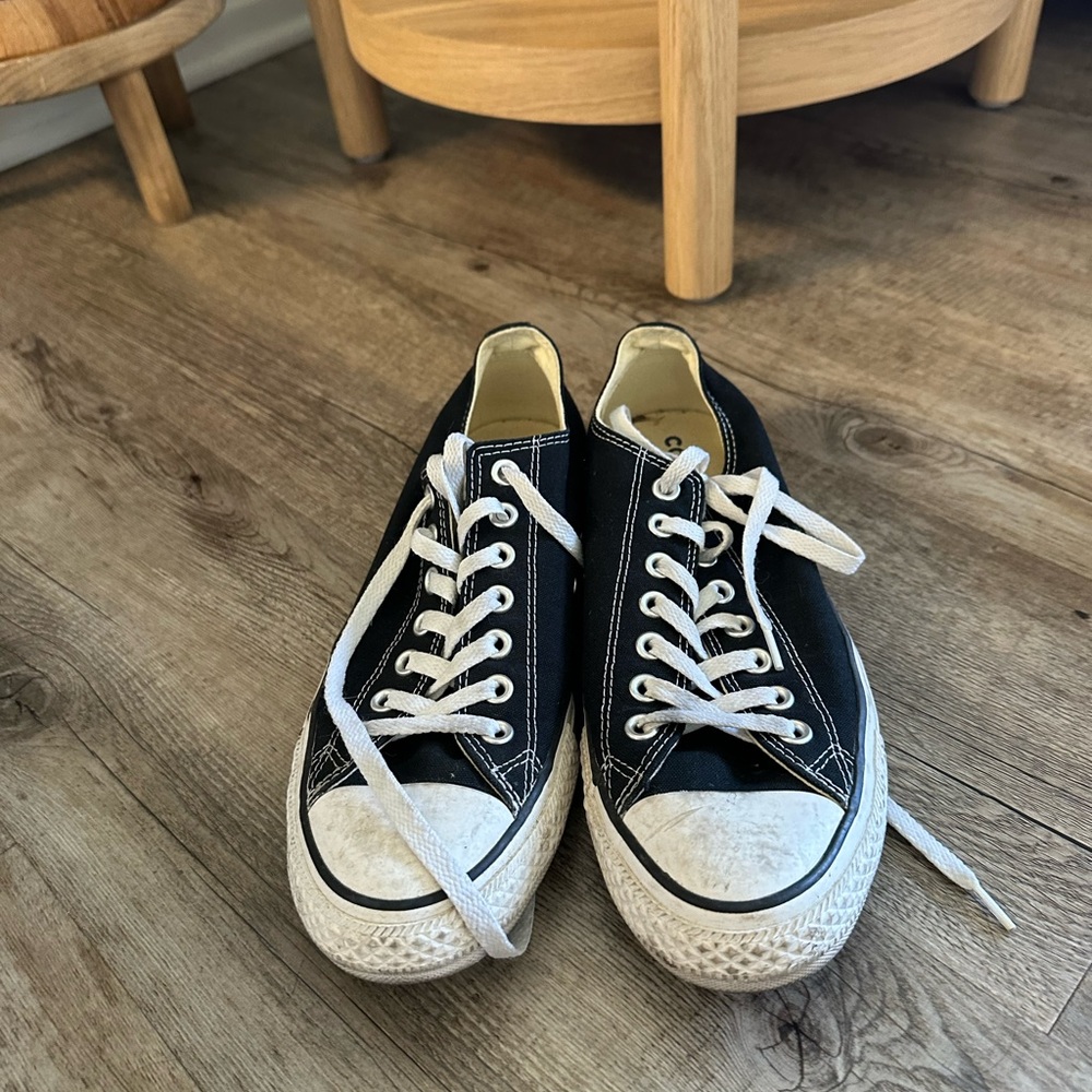 Converse Black and White Canvas Sneakers Timeless Design